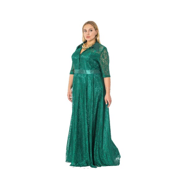 Green Long Women Dress
