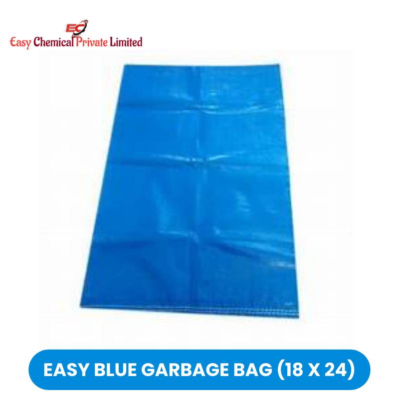 Easy Blue Polythene Garbage Bag Size 18 x 24