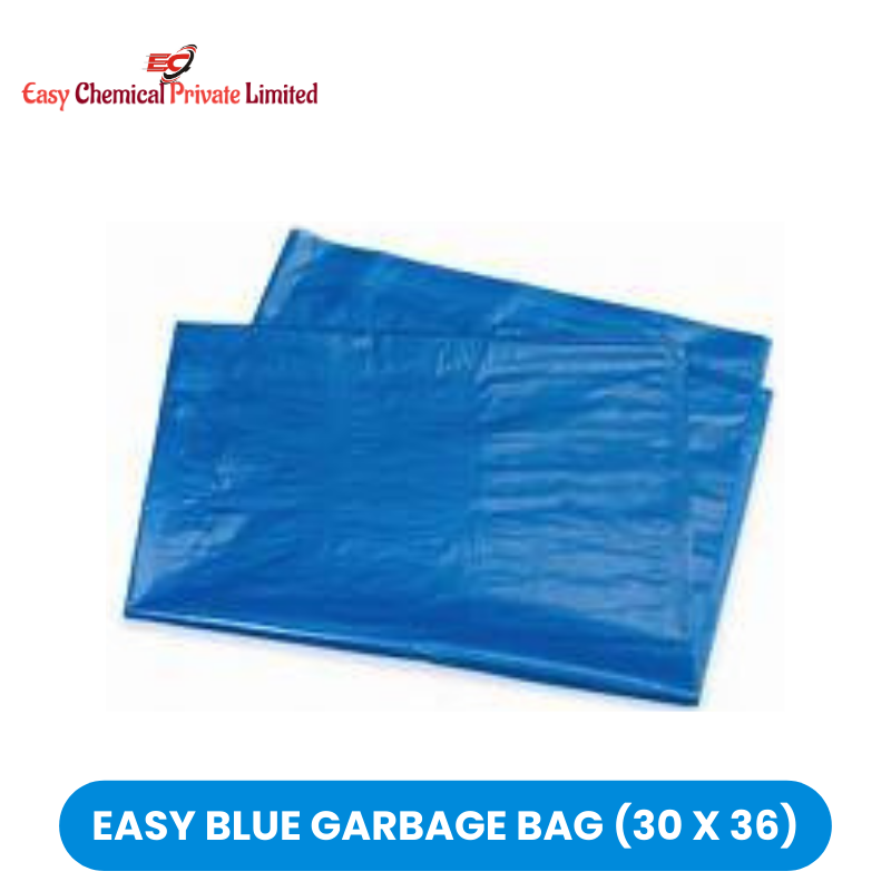 Easy Blue Polythene Garbage Bag Size 30 x 36