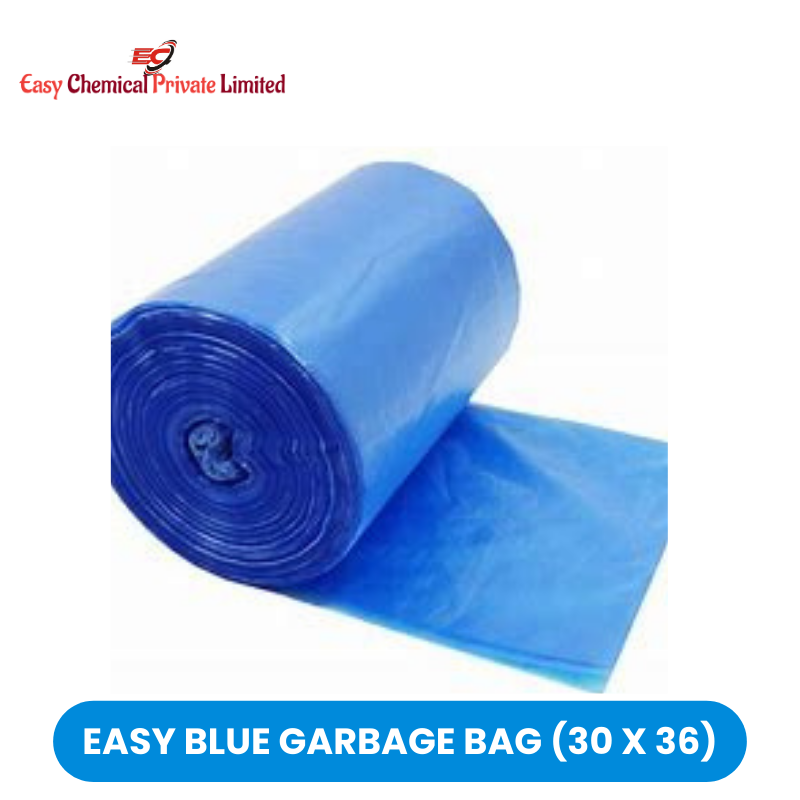 Easy Blue Polythene Garbage Bag Size 30 x 36