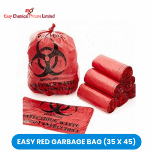 Easy Red Polythene Garbage Bag Size 35 x 45
