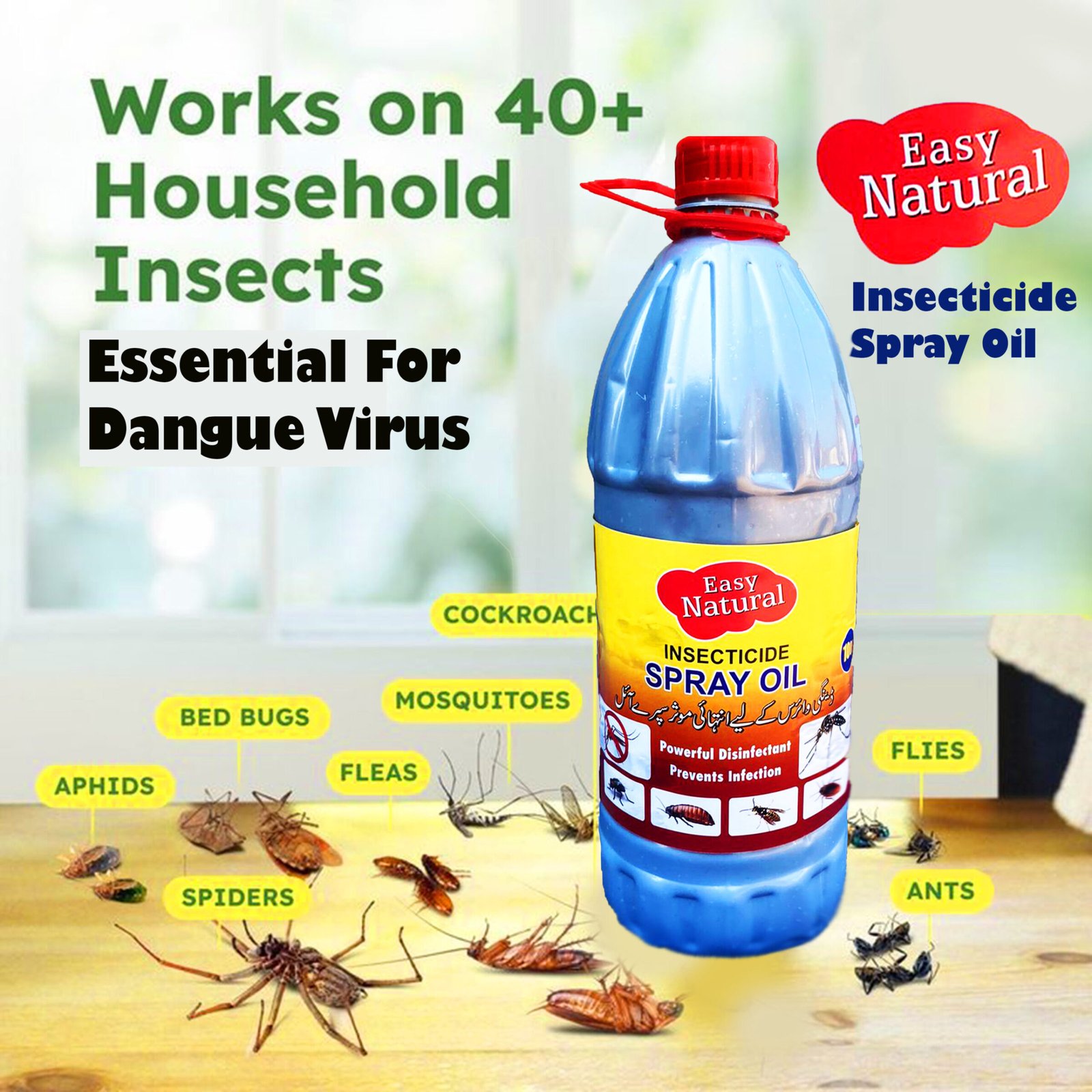 Easy insecticide killer spray oil 3 liter