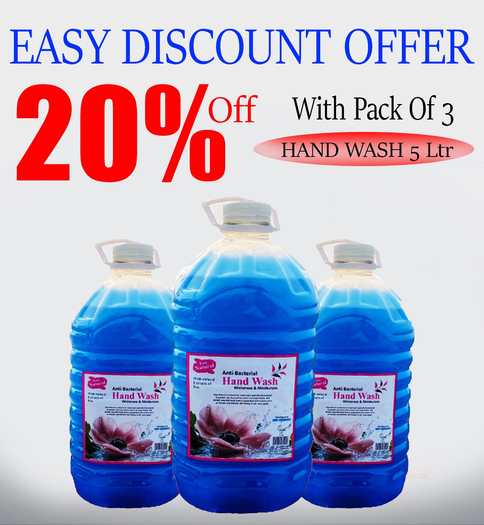 Easy Hand wash 5 Liter Cheap Hand Wash