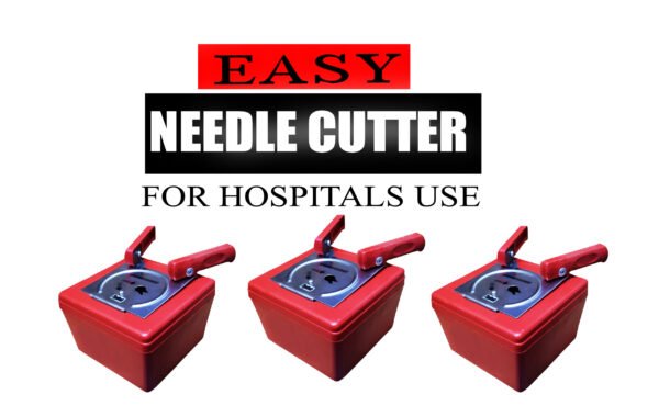 Easy Blue Needle Cutter Large  Needle Cutter For Syringes سرنج کے لئے انجکشن کٹر