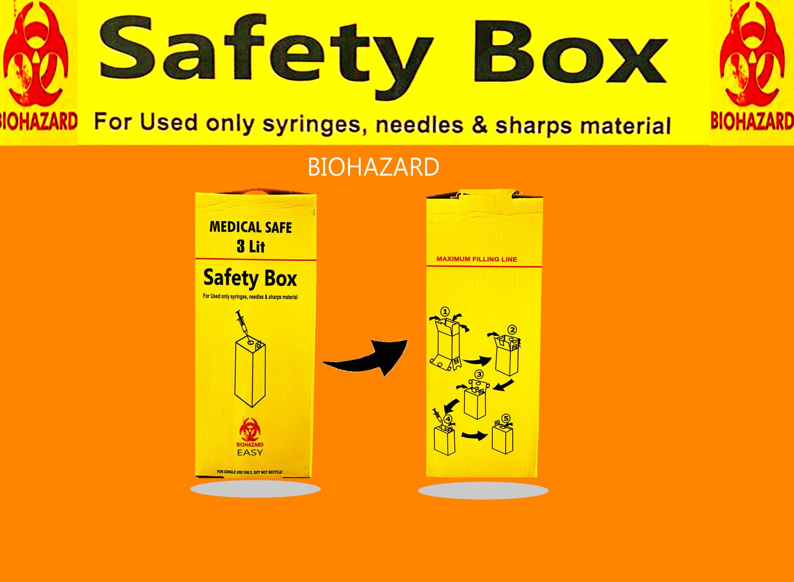 Easy Safety Box 5 Liter آسان سیفٹی باکس 5 لیٹر