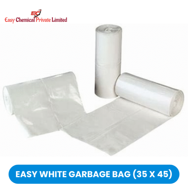 Easy White Polythene Garbage Bag Size 35 x 45 - Image 2
