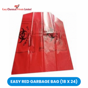 Easy Red Polythene Garbage Bag Size 18 x 24 Limited Offer